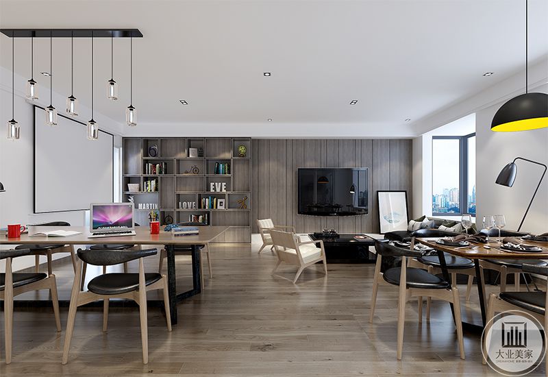 客厅的简约设计不是简单的`堆砌`和平淡的`摆放`，整体空间将元素、色彩、照明、原材料简化到最少，以含蓄的方式达到以少胜多、以简胜繁的效果。
